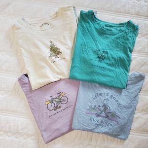 Lot of 4 Life is Good Tees